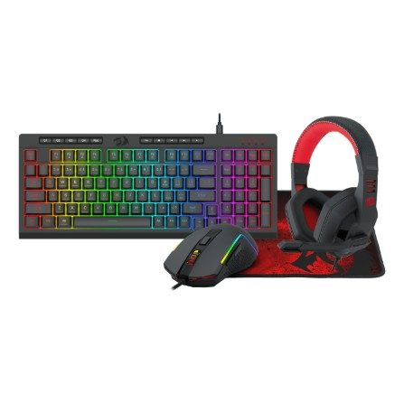 Redragon 4-in-1 Gaming Combo | Shiva Keyboard | Trident Mouse | Ares Headset and Pisces Mousepad 1 RD-S149 #2. Redragon 4-in-1 Gaming Combo | Shiva Keyboard | Trident Mouse | Ares Headset and Pisces Mousepad