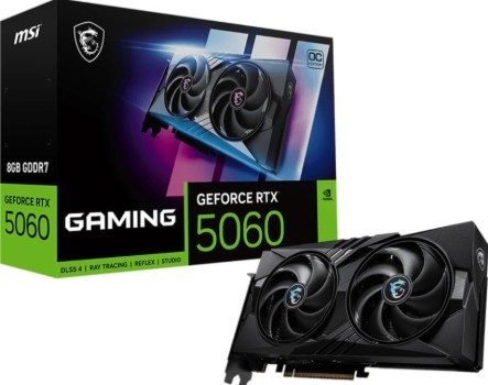 MSI GeForce RTX 5060 Gaming OC 8GB GDDR7 Graphics Card 1 RTX5060GAMINGOC8GB #2. MSI GeForce RTX 5060 Gaming OC 8GB GDDR7 Graphics Card