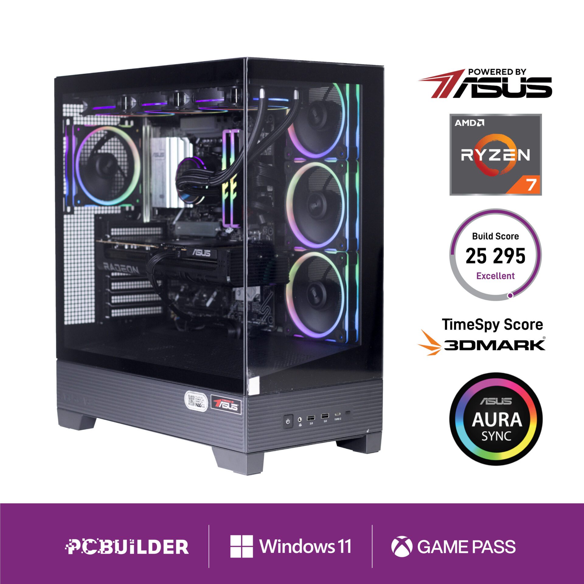 PCBuilder Maximus AMD Ryzen 7 7800X3D Gaming PC | Windows 11 2 PCB_MAXIMUS_01_PCBuilder-Ryzen-7-7800X3D-MAXIMUS-W. PCBuilder Maximus AMD Ryzen 7 7800X3D Gaming PC | Windows 11