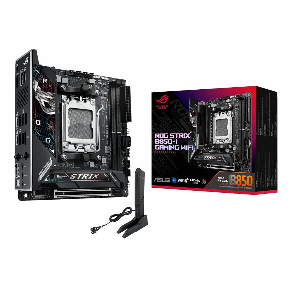 Asus ROG Strix B850-I Gaming Wifi Motherboard | AMD AM5 | DDR5 | Mini-ITX 2 ROG-STRIX-B850-I-GAMING_Asus-ROG-Strix-B850-I-Gami. Asus ROG Strix B850-I Gaming Wifi Motherboard | AMD AM5 | DDR5 | Mini-ITX