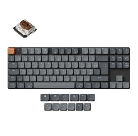 Keychron K1 Max QMK/VIA 80% Wireless Custom Mechanical Keyboard - Brown Switches 1 K1M-H3 #3. Keychron K1 Max QMK/VIA 80% Wireless Custom Mechanical Keyboard - Brown Switches