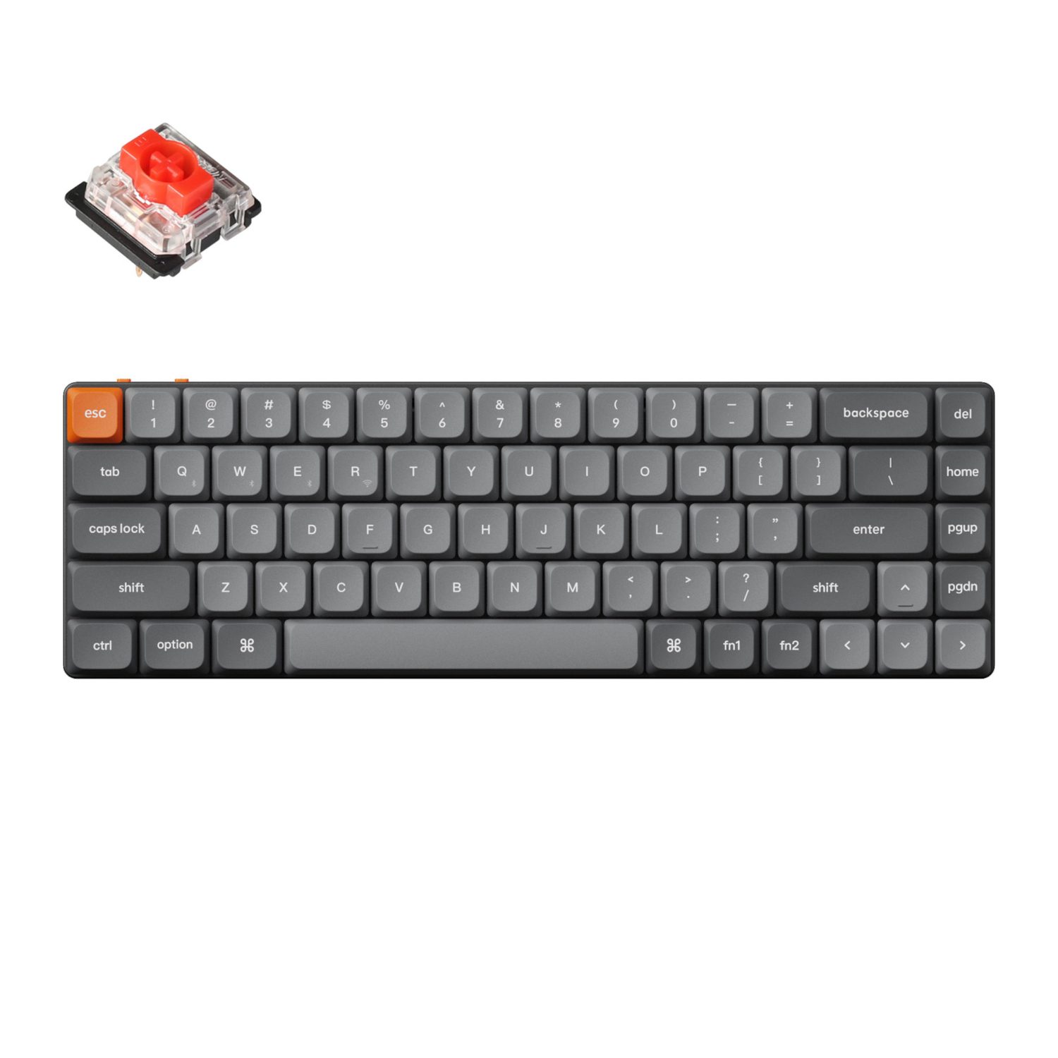 Keychron K7 Max QMK/VIA 65% Wireless Custom Mechanical Keyboard - Red Switches 2 Keychron_K7M-H1_wr_01a.jpg. Keychron K7 Max QMK/VIA 65% Wireless Custom Mechanical Keyboard - Red Switches