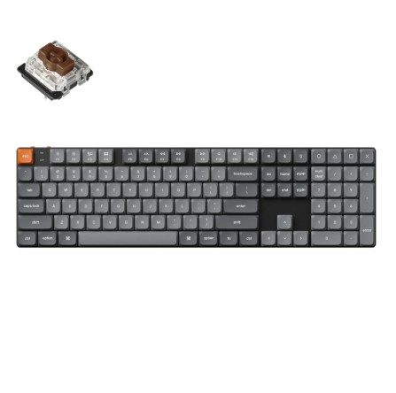 Keychron K5 Max QMK/VIA Full-sized Wireless Custom Mechanical Keyboard | Brown Switches - Black 1 K5M-H3 #2. Keychron K5 Max QMK/VIA Full-sized Wireless Custom Mechanical Keyboard | Brown Switches - Black