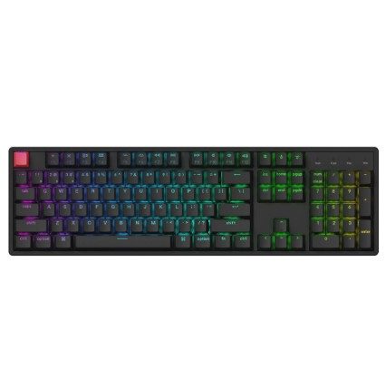 K10X-H1 #2. Keychron K10 QMK Full-size RGB Wireless Custom Mechanical Keyboard V.2 | Super RED Switch – Black