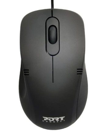 Port Connect Optical USB Mouse - Black 1 900400-PRO #2. Port Connect Optical USB Mouse - Black