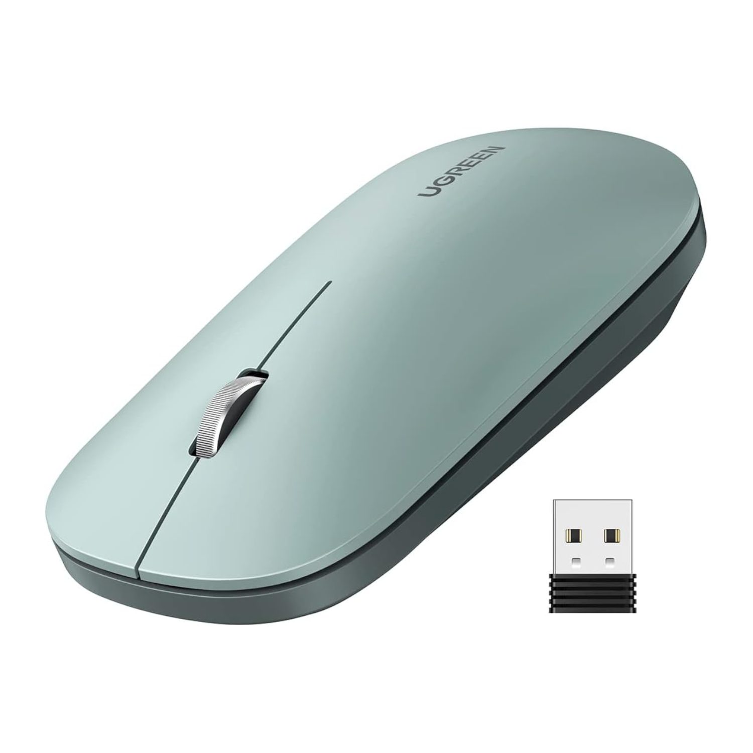UGreen MU001 Portable Wireless Mouse - Green 2 MU001-90374_UGreen-Portable-2.4GHz-Wireless-Mouse-. UGreen MU001 Portable Wireless Mouse - Green