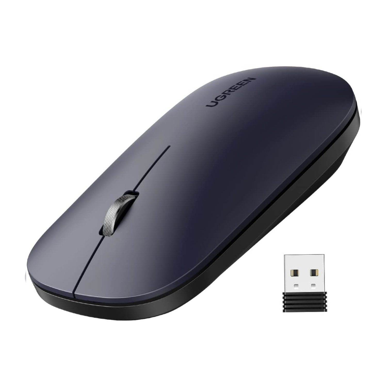 UGreen MU001 Portable Wireless Mouse - Black 2 MU001-90372_UGreen-Portable-2.4GHz-Wireless-Mouse-. UGreen MU001 Portable Wireless Mouse - Black