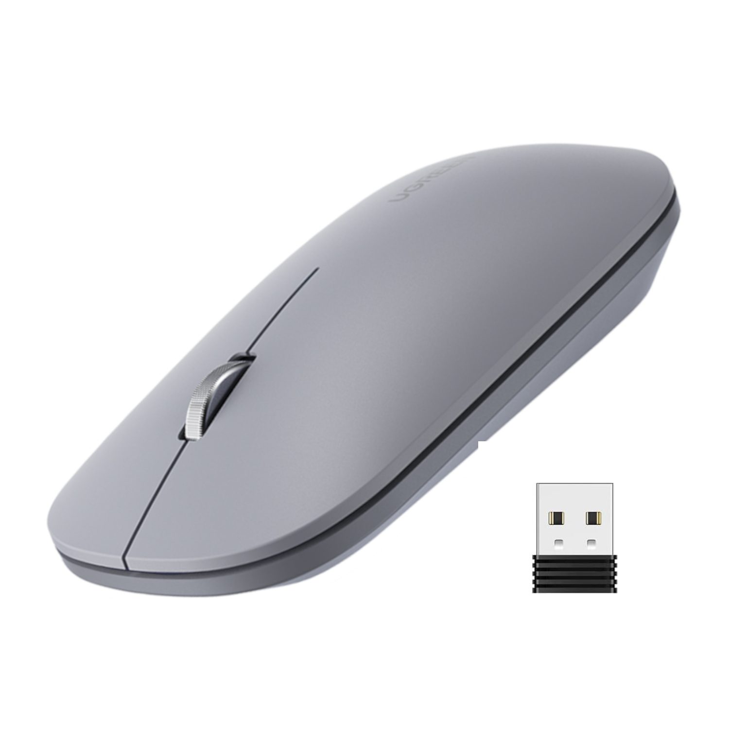 UGreen MU001 Portable Wireless Mouse - Grey 2 MU001-90373_UGreen-Portable-2.4GHz-Wireless-Mouse-. UGreen MU001 Portable Wireless Mouse - Grey