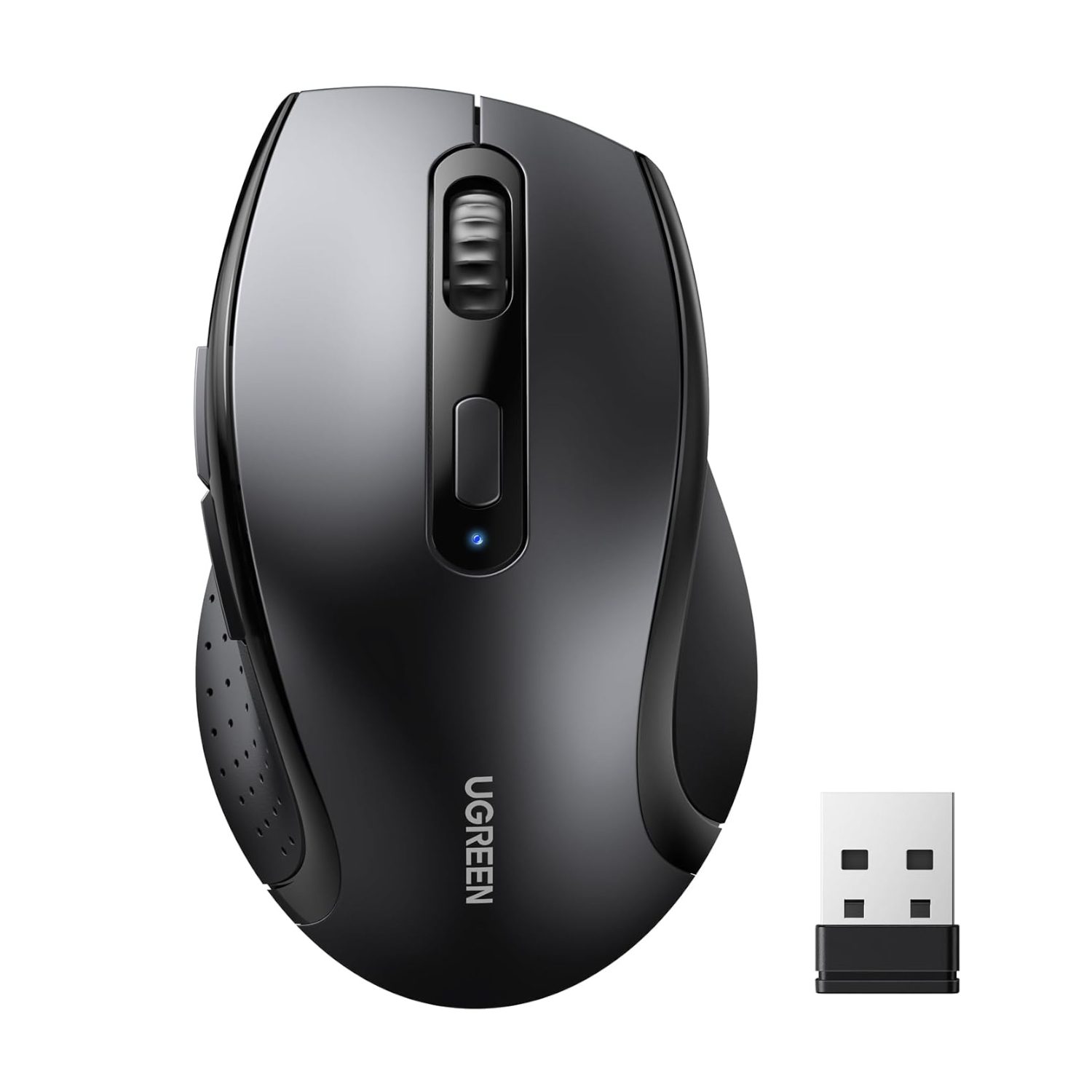 UGreen M511 Ergonomic 2.4GHz Wireless Mouse - Black 2 M511-45012_UGreen-M511-Ergonomic-2.4GHz-Wireless-M. UGreen M511 Ergonomic 2.4GHz Wireless Mouse - Black