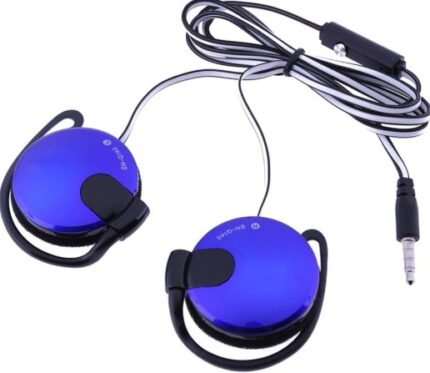 03020108-B #2. Seav S-Q140 Ear-Hook Wired Headphones - Blue