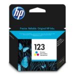 F6V16AE #7. HP 123 Tri-Color Original Ink Cartridge - Cyan, Magenta, Yellow