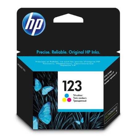 HP 123 Tri-Color Original Ink Cartridge - Cyan, Magenta, Yellow 1 F6V16AE #7. HP 123 Tri-Color Original Ink Cartridge - Cyan, Magenta, Yellow