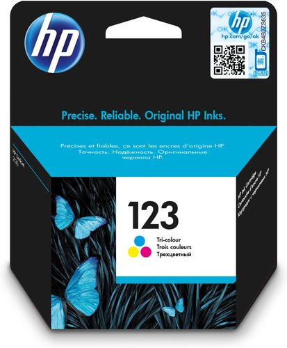 HP 123 Tri-Color Original Ink Cartridge - Cyan, Magenta, Yellow 2 F6V16AE_default.jpg. HP 123 Tri-Color Original Ink Cartridge - Cyan, Magenta, Yellow