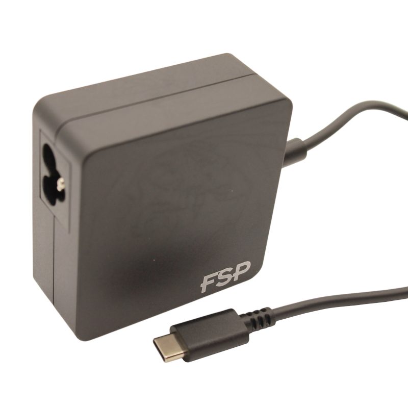 FSP NB C 65W USB-C Universal Laptop Adapter 2 PNA0652603_wr_01.jpg. FSP NB C 65W USB-C Universal Laptop Adapter