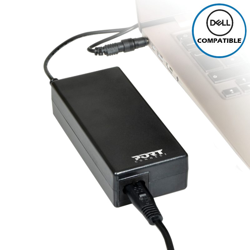 Port Connect 65W AC Power Adapter for Dell Notebooks 2 900093-DE_wr_01.jpg. Port Connect 65W AC Power Adapter for Dell Notebooks