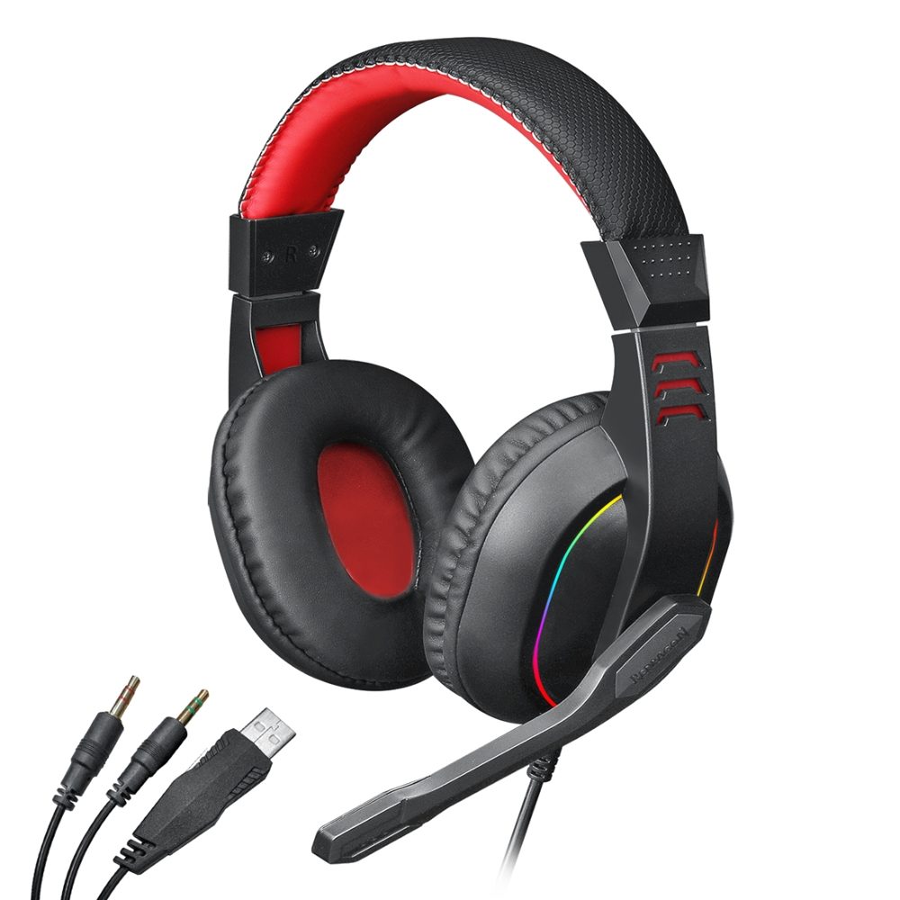 Redragon H120 RGB Ares Gaming Headset - Black 2 H120-RGB-wr-06.jpg. Redragon H120 RGB Ares Gaming Headset - Black