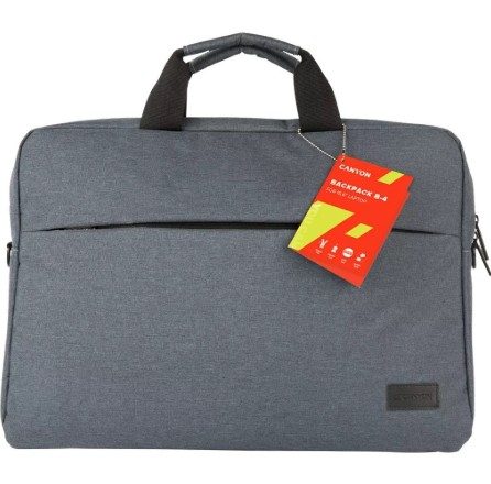 Canyon B-4 Elegant Laptop Bag 15.6" - Gray 1 CNE-CB5G4 #5. Canyon B-4 Elegant Laptop Bag 15.6" - Gray