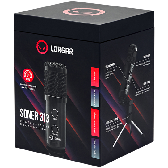 Lorgar Soner 313 USB Condenser Gaming Microphone 10 230420160046264711.jpg. Lorgar Soner 313 USB Condenser Gaming Microphone