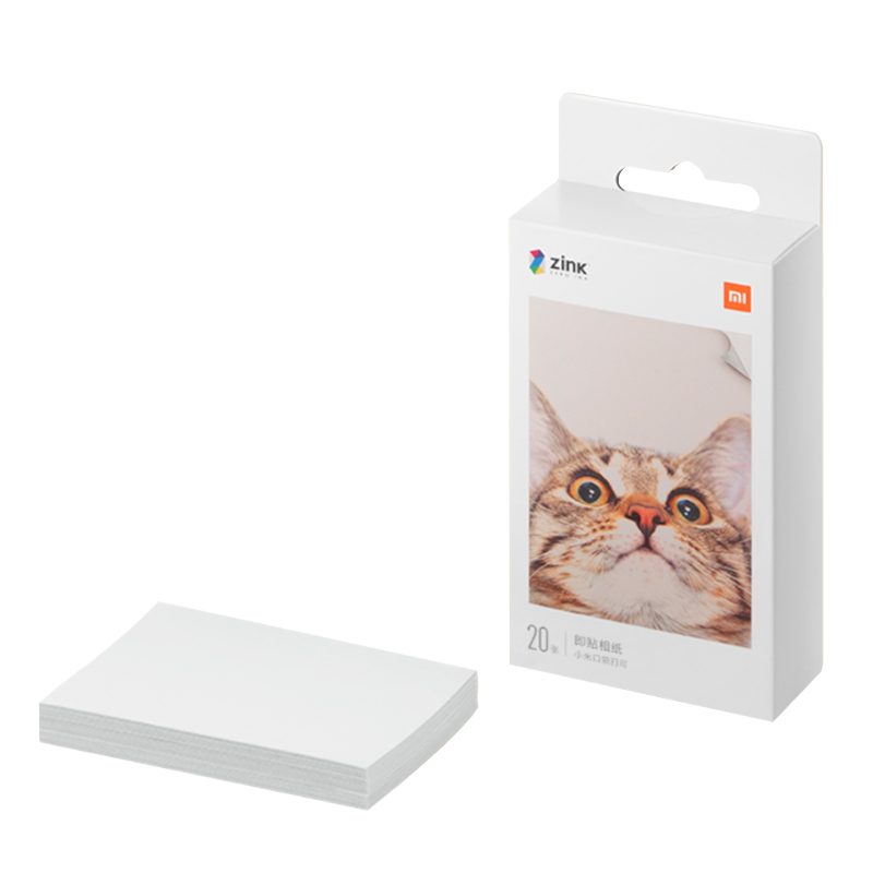 Xiaomi Portable Photo Printer Paper (20 Sheets) - White 2 TEJ4019GL_wr_01.jpg. Xiaomi Portable Photo Printer Paper (20 Sheets) - White