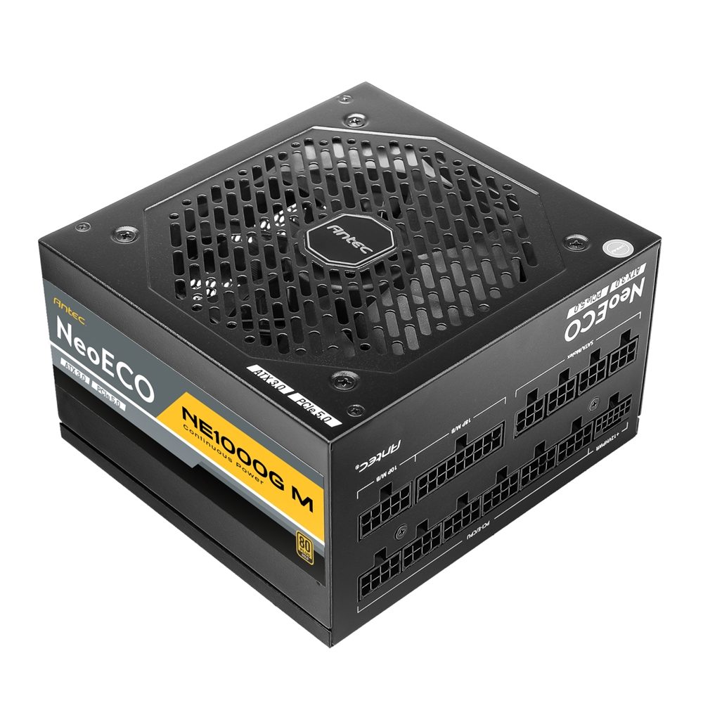 Antec 1000W 80+ Gold Fully Modular Power Supply - ATX 3.0 & PCIe 5.0 Ready 2 NE1000G-M_AAntec-NE1000G-M-ATX-3.0-Modular-ATX-Pow. Antec 1000W 80+ Gold Fully Modular Power Supply - ATX 3.0 & PCIe 5.0 Ready