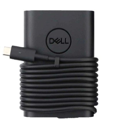 0W56DH #2. Dell Power Adapter Plus 45W - 4.5mm Barrel with Integrated USB-A Charging Port