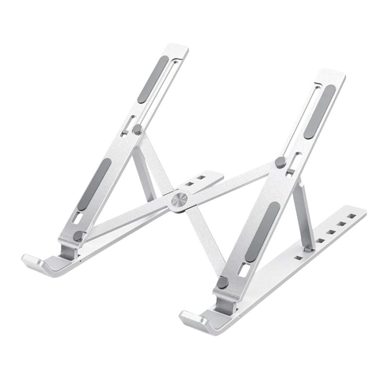 Winx Ergo Foldable Laptop Stand - Adjustable Aluminium Ergonomic Riser 2 WX-LS103_wr_01a.jpg. Winx Ergo Foldable Laptop Stand - Adjustable Aluminium Ergonomic Riser