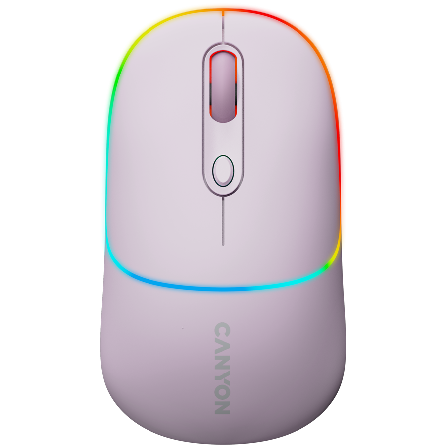 Canyon MW-22 Dual-Mode Wireless Mouse - Bluetooth 5.0 & 2.4GHz, Silent Buttons, Royal Purple 2 231016160013286825.jpg. Canyon MW-22 Dual-Mode Wireless Mouse - Bluetooth 5.0 & 2.4GHz, Silent Buttons, Royal Purple