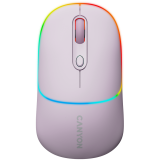 Canyon MW-22 Dual-Mode Wireless Mouse - Bluetooth 5.0 & 2.4GHz, Silent Buttons, Royal Purple 3 CNS-CMSW22PR. Canyon MW-22 Dual-Mode Wireless Mouse - Bluetooth 5.0 & 2.4GHz, Silent Buttons, Royal Purple
