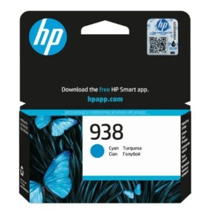 4S6X5PE #2. HP 938 Cyan Original Ink Cartridge - Professional Vibrant Color | 800 Page Yield