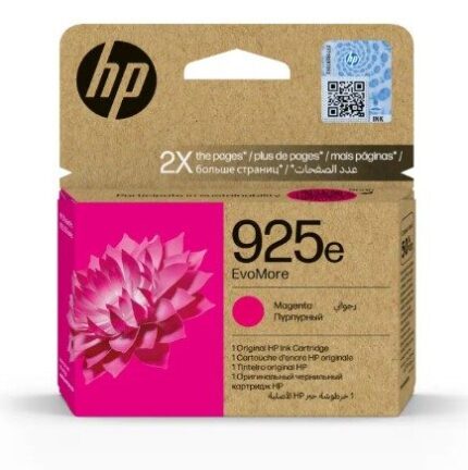 4K0W1PE #2. HP 925e EvoMore Magenta Original Ink Cartridge - Sustainable High-Yield | 800 Page Yield