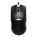 DMFE20O-OAZPA7V #3. Ducky Feather RGB Gaming Mouse | Omron 60M Switches | PixArt PMW3389 Sensor - Black/White
