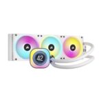 CW-9061025-WW #21. Corsair iCUE LINK TITAN 240 RX LCD 240mm Liquid CPU Cooler - White Edition with 2.1" IPS Display