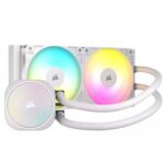 CW-9060094-WW #19. Corsair Nautilus 240 ARGB White 240mm Liquid CPU Cooler - All-White Edition