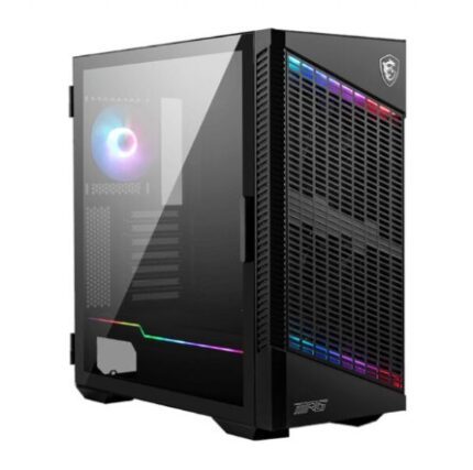 MAG PANO M100R PZ #2. Msi Mag Pano M100R PZ ARGB Micro-ATX Gaming Chassis - Black