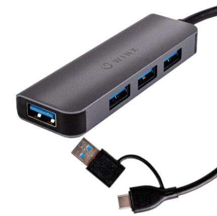 WX-HB109 #2. Winx Connect Simple USB/Type-C Hub