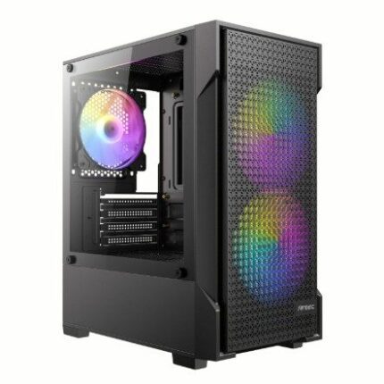 VX100M #2. Antec VX100M ARGB Micro-ATX Mini Tower Gaming Chassis - Black