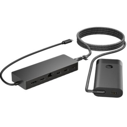 9H0H9AA #2. HP Universal USB-C Hub and Laptop Charger Combo