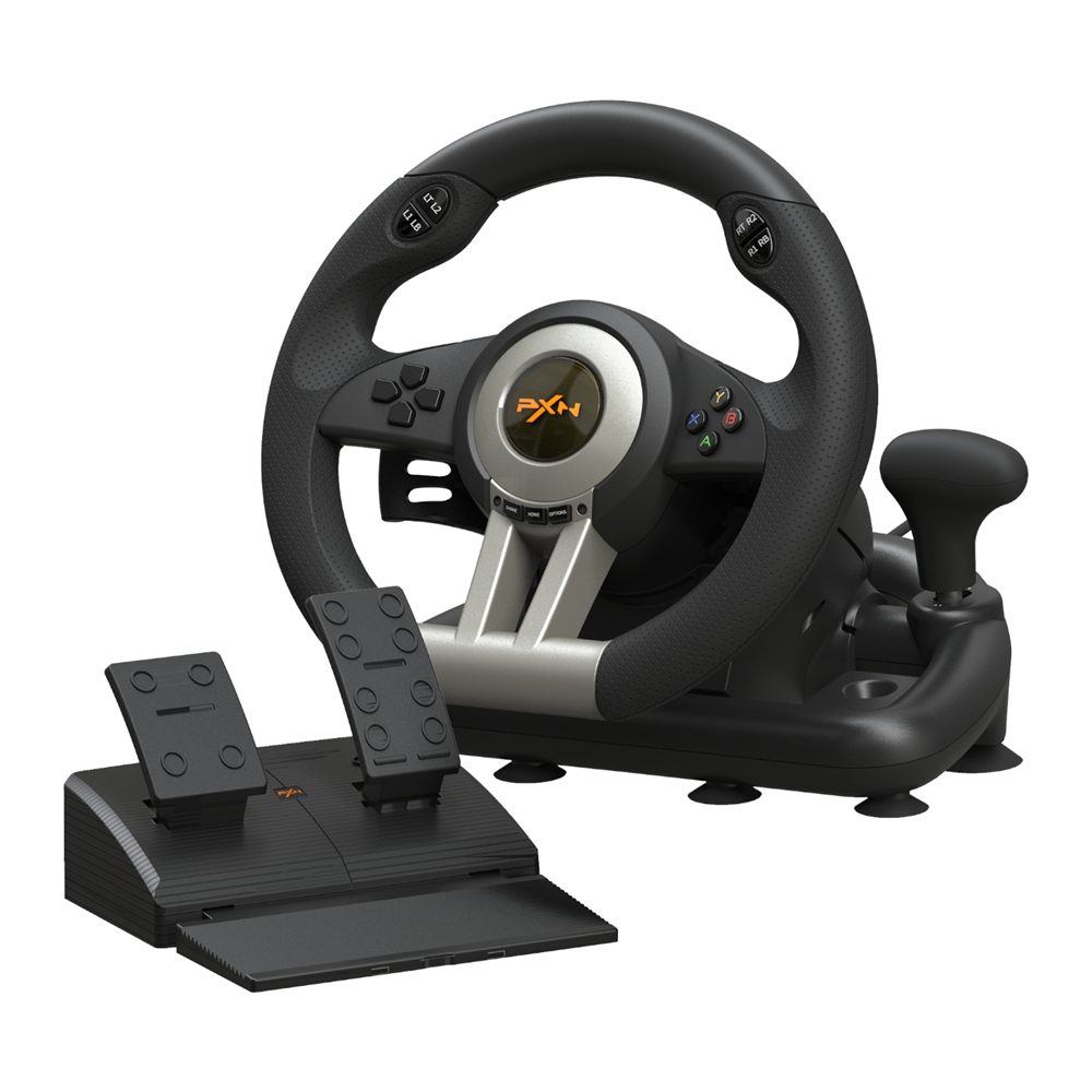 PXN V3 Pro Wired Gaming Racing Wheel - Black 2 PXN_PXN-V3PRO_wr_01a.jpg. PXN V3 Pro Wired Gaming Racing Wheel - Black