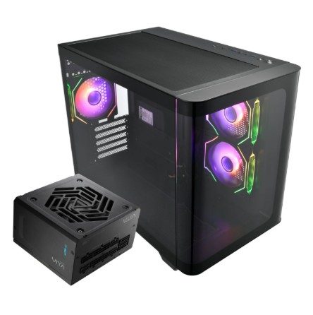 FSP S380 Panoramic M-ATX ARGB Chassis & VITA GM 750W Gold PSU Bundle 1 FSP09 #2. FSP S380 Panoramic M-ATX ARGB Chassis & VITA GM 750W Gold PSU Bundle