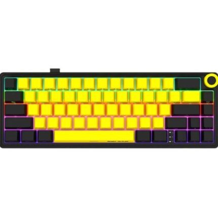 LRG-KBP70MW-YL-US #13. Lorgar KBP70MW Wireless 65% Mechanical Gaming Keyboard Pro - Black/Yellow