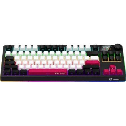Lorgar KBP70TKLW Wireless TKL Mechanical Gaming Keyboard Pro - Black/Red 1 LRG-KBP70TKLW-BK-US #12. Lorgar KBP70TKLW Wireless TKL Mechanical Gaming Keyboard Pro - Black/Red