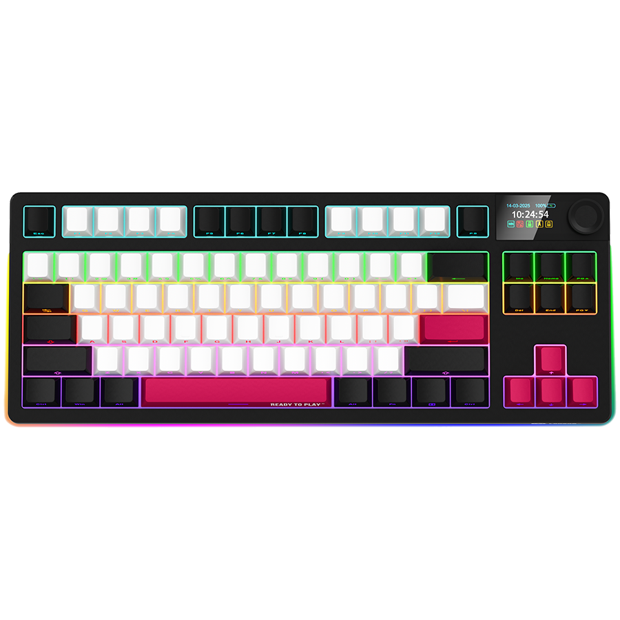 Lorgar KBP70TKLW Wireless TKL Mechanical Gaming Keyboard Pro - Black/Red 3 250506160020791448.jpg. Lorgar KBP70TKLW Wireless TKL Mechanical Gaming Keyboard Pro - Black/Red