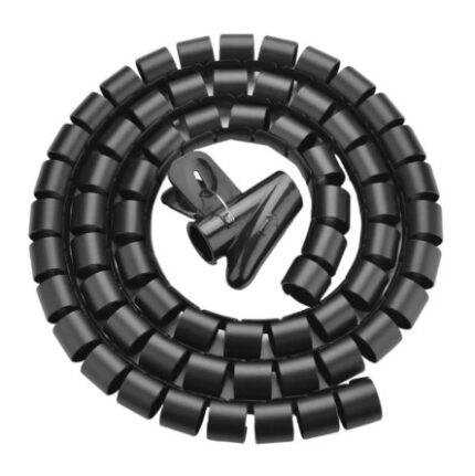 LP121-30819 #2. UGreen LP121 Spiral Cable Wrap - 25mm x 3m Flexible Cable Management Tube - Black