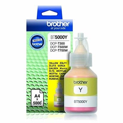 BT5000Y #4. Brother BT5000Y Yellow Ink Bottle - 5,000 Page Yield