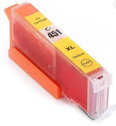 AI-C451Y #2. Canon CLI-451XL Yellow Compatible Ink Cartridge - 300 Page Yield