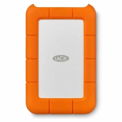 STFR5000800 #25. Seagate LaCie Rugged Mini 5TB USB-C Portable External Hard Drive - for Mac & PC with Rescue Data Recovery