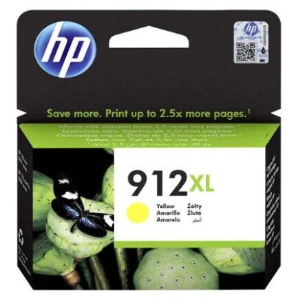 3YL83AE #6. HP 912XL High Yield Yellow Original Ink Cartridge - 825 Page Yield