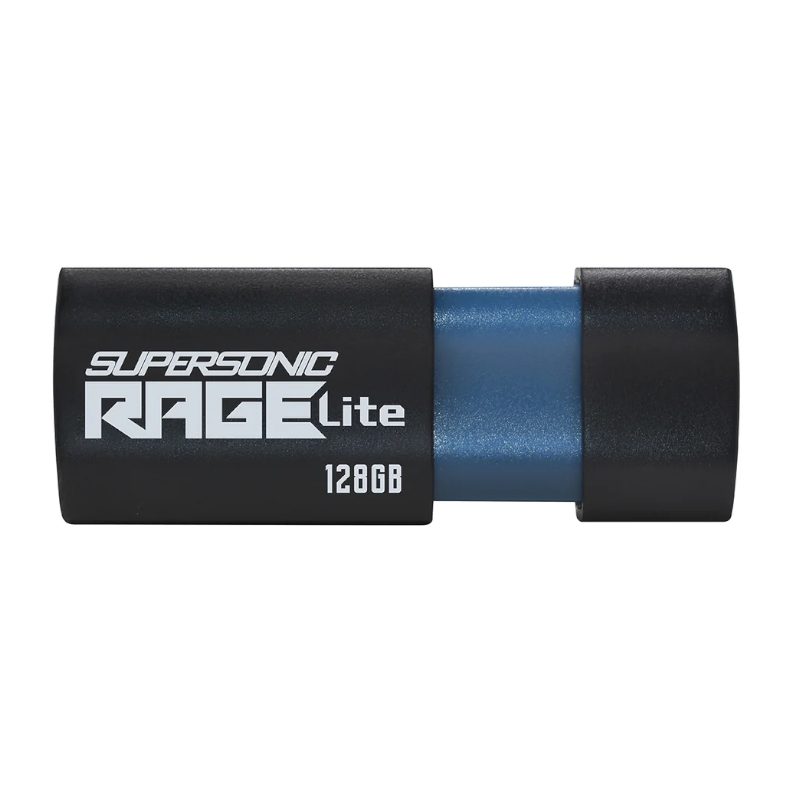 Patriot Supersonic Rage Lite 128GB USB 3.2 Gen 1 Flash Drive 2 PEF128GRLB32U_wr_01a.jpg. Patriot Supersonic Rage Lite 128GB USB 3.2 Gen 1 Flash Drive