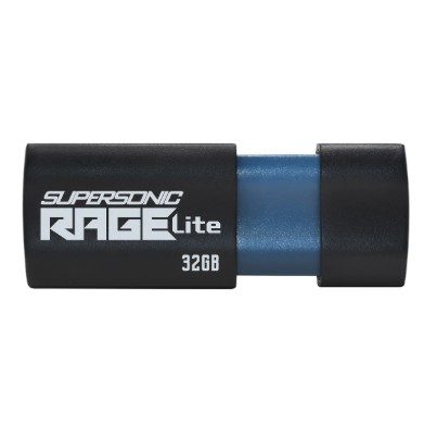 PEF32GRLB32U #2. Patriot Supersonic Rage Lite 32GB USB 3.2 Gen 1 Flash Drive