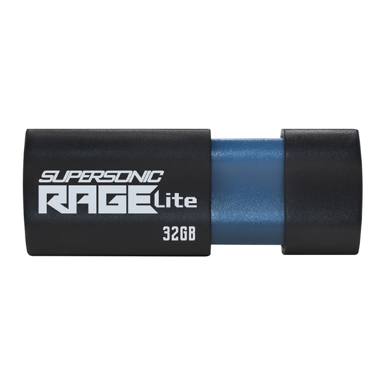 Patriot Supersonic Rage Lite 32GB USB 3.2 Gen 1 Flash Drive 2 PEF32GRLB32U_wr_01a.jpg. Patriot Supersonic Rage Lite 32GB USB 3.2 Gen 1 Flash Drive